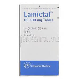ラミクタール Lamictal, ラモトリギン 100mg 錠 (GSK)