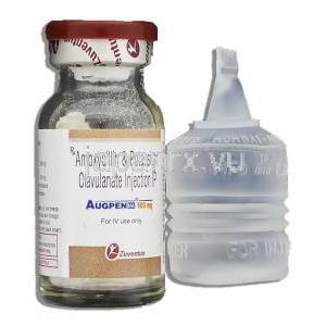 オーグペン Augpen, オーグメンチン ジェネリック, アモキシシリン 500mg/ クラブリン酸 100mg 注射 （Zuv