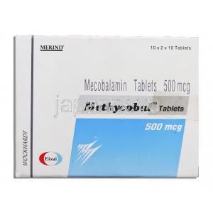 メチコバル Methycobal, メコバラミン 500mcg 箱