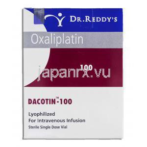ダコチン Dacotin, エルプラット ジェネリック, オキサリプラチン 100mg 注射