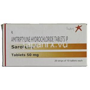 サロテナ Sarotena, トリプタノール ジェネリック, アミトリプチリン塩酸塩, 50mg, 箱