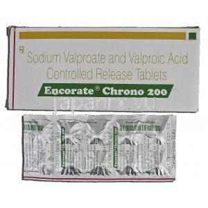 エンコレートクローム Encorate Chrono 200, セレニカ / デパケン ジェネリック, バルプロ酸 CR錠