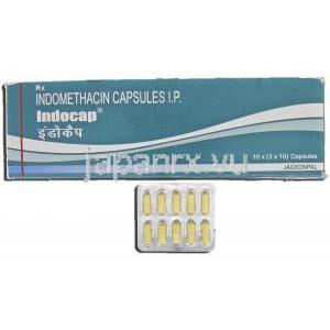 インドカプ Indocap, インテバン ジェネリック, インドメタシン, 25mg, カプセル