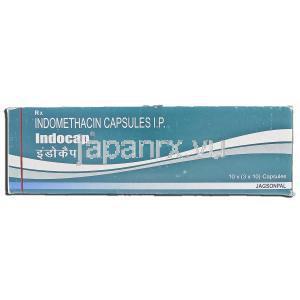 インドカプ Indocap, インテバン ジェネリック, インドメタシン, 25mg, カプセル 箱