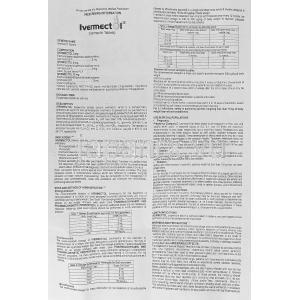 イベルメクトール Ivermectol - 6, イベルメクチン 6mg, 錠 情報シート1