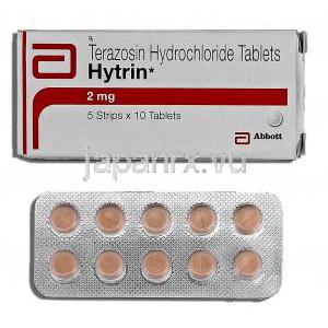 ハイトリン Hytrin, テラゾシン, 2mg, 錠