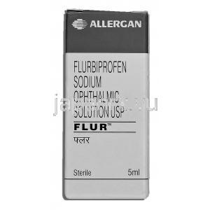 フルール Flur, フルルビプロフェン 5ml 点眼薬 箱