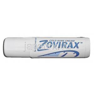 ゾビラックス Zovirax, 5% アシクロビル 2g, 発疹・疱疹クリーム 容器