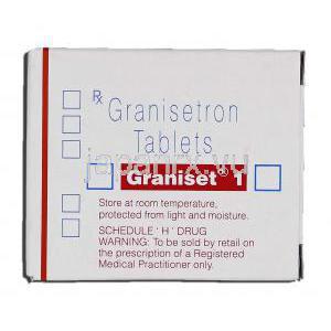 グラニセット1 Graniset 1, カイトリル ジェネリック, グラニセトロン 1mg 錠 箱