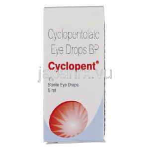 シクロペント Cyclopent, サイプレジンジェネリック, シクロペントラート 1% 5ml  点眼薬 (Sun Pharma)