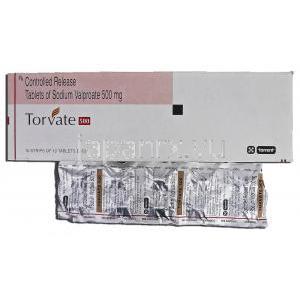トルベート500 Torvate 500, デパケン ジェネリック, バルプロ酸, 500mg, 錠