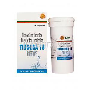 チオドラ18　Tiodora18、ジェネリックスピリーバ、チオトロピウム臭化物18mcg