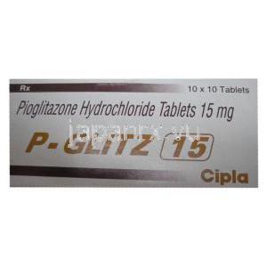ジェネリック・アクトス, ピオグリタゾン 15 mg