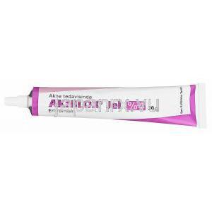 Aknilox　アクニロックスジェル 30gm、エリスロマイシン4％　チューブ