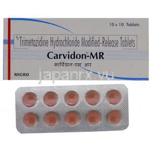 カービドンMR、バスタレルMRジェネリック、トリメタジジン塩酸塩35mg修正版