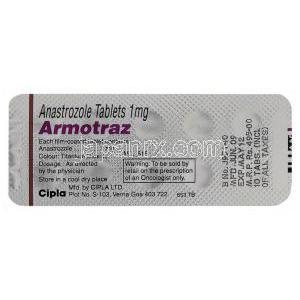 アーモトラズ,  アナストロゾール 1 mg