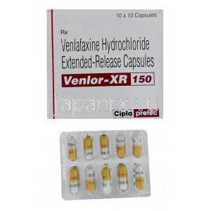 ベンラー XR, ベンラファキシン 150 mg カプセル