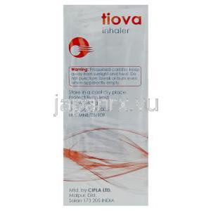 チオーバ インヘラー, 臭化チオトロピウム Tiova, 9mcg, 120回分 吸入剤 (Cipla) 製造者情報