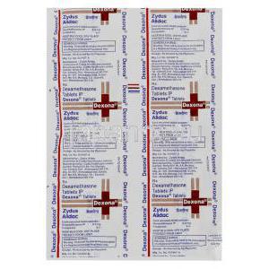 デキソナ, デキサメタゾン 0.5 mg 錠 包装