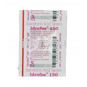 イドロフォス 150, ボニバジェネリック, イバンドロン酸 150mg　錠　ブリスターパック情報