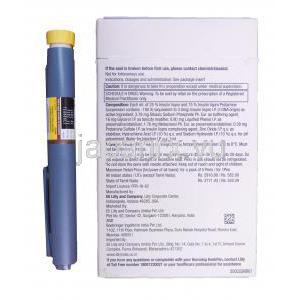 ヒューマログ　ミックス25　クイックペン　5 X 3ml ペン注射, 25% インスリンリスプロ/　75%　