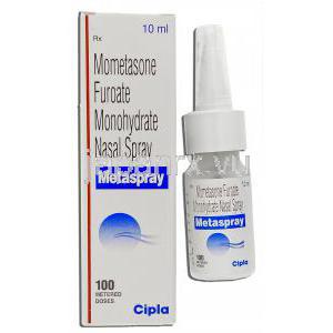 モメタゾン (ナゾネックス ジェネリック) 点鼻液５０μｇ100噴霧用