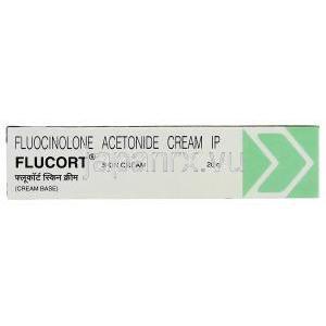 フルコート, フルオシノロンアセトニド Fluocinolone Acetonide 0.025%w/w ジェル・クリーム (Glenmark) 箱