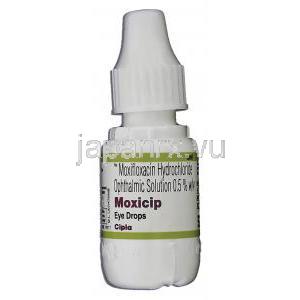 モキシシップ, 塩酸モキシフロキサシン 0.5% 5ML 点眼液 (Cipla) ボトル