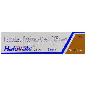ハロベート, ハロベタソール Halovate , 0.05% w/w 30gm クリーム (Gracewell) 箱