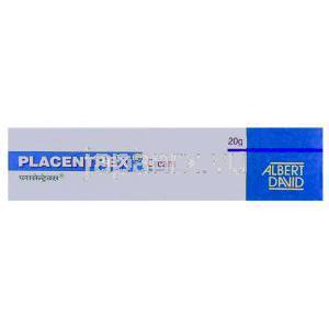 プラセントレックス Placentrax, デオキシリボ核酸 / リボ核酸 / チロジン, 20gm クリーム (Albert David) 箱