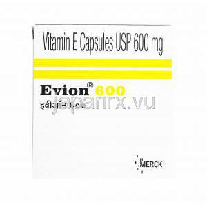 エヴィオン (酢酸トコフェロール (ビタミンE)) 600mg 箱