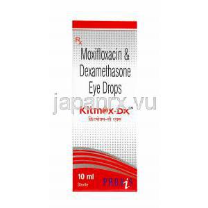 キットモックス DX 点眼薬 (モキシフロキサシン/ デキサメタゾン) 箱