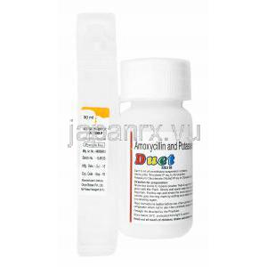 デュエット ドライシロップ (アモキシシリン/ クラブラン酸) 容器
