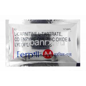 フェルピル M (レボカルニチン/ コエンザイムQ10/ リコピン/ 亜鉛) 錠剤