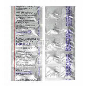 オルマーク A (オルメサルタン/ アムロジピン) 40mg 錠剤
