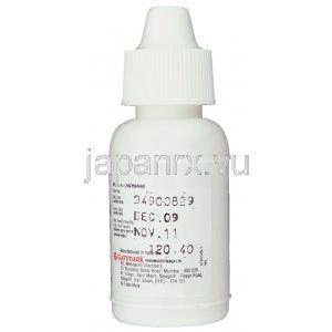 メタゾンフロ酸エステル（エロコン ジェネリック). Momate, 0.1% 15 ml ローション (Glenmark) ボトル　情報