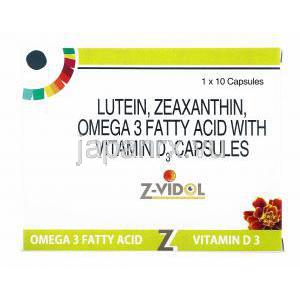Z ヴィドル (ルテイン/ ゼアキサンチン/ コレカルシフェロール/ DHA / EPA)