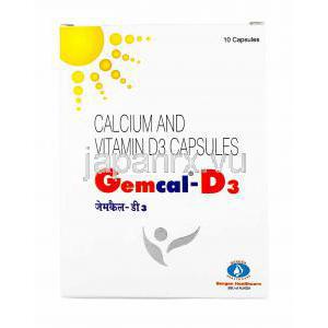 ジェムカル D3 (炭酸カルシウム/ カルシトリオール)