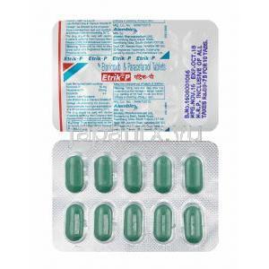 エトリック P (エトリコキシブ/ アセトアミノフェン) 錠剤
