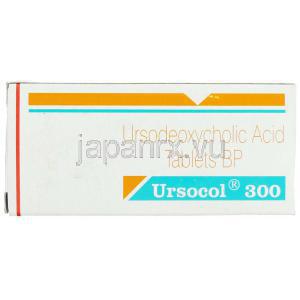 ウルソデオキシコール酸（ウルソジェネリック）, Ursocol, 300mg 錠 (Sun Pharma) 箱