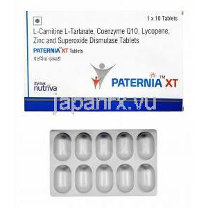パテルニア XT (レボカルニチン/ コエンザイムQ10/ リコピン/ 亜鉛)