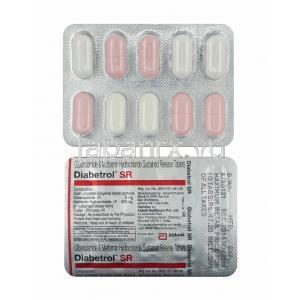ダイアベトロール SR (グリベンクラミド/ メトホルミン) 錠剤 (徐放性)