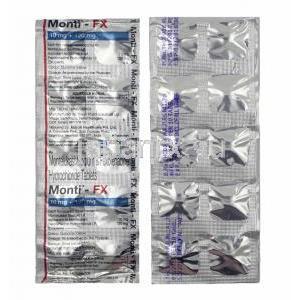 モンティ FX (モンテルカスト/ フェキソフェナジン) 錠剤