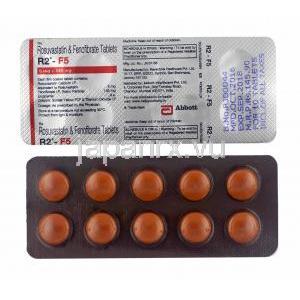 R2-F (フェノフィブラート/ ロスバスタチン) 5mg 錠剤