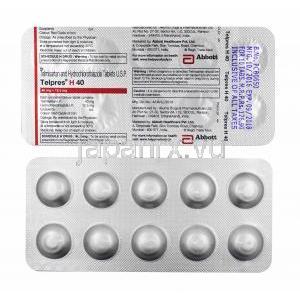 テルプレス H (テルミサルタン/ ヒドロクロロチアジド) 40mg 錠剤