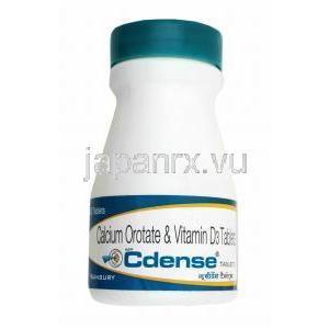 シーデンス（オロチン酸カルシウム/ビタミン D3),  30錠,ボトル