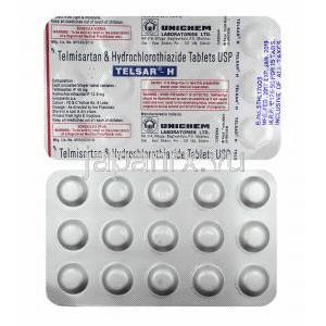 テルサー H (テルミサルタン/ ヒドロクロロチアジド) 40mg 錠剤