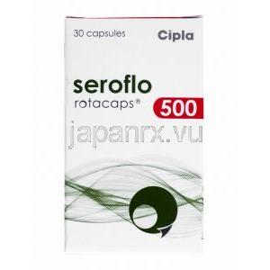セロフロ 吸入剤 (Rotacaps) (サルメテロール/ フルチカゾン 500mcg) 箱