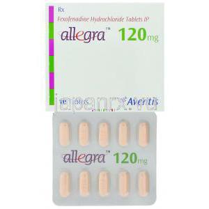 アレグラ  Allegra 120 mg