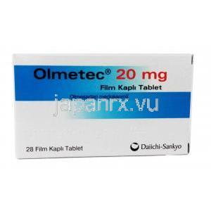 オルメテック,オルメサルタン,  20 mg 28錠, 箱表面